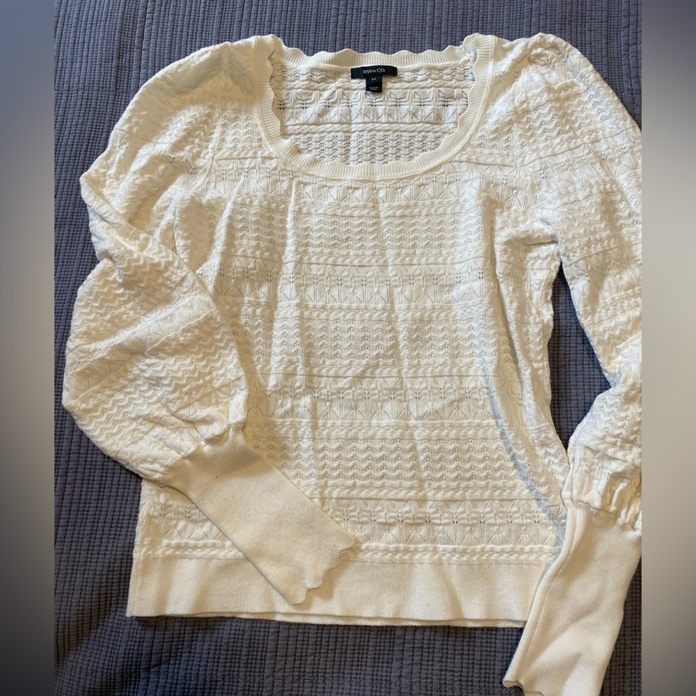 RW&Co. Pointenelle Sweater